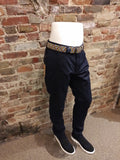 ENZO NAVY COTTON PANT