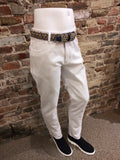 ENZO WHITE COTTON PANT