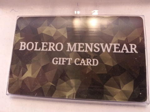 BOLERO MENSWEAR GIFT CARD