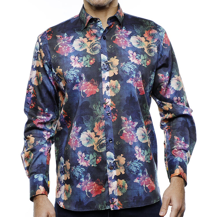 Luchiano Floral cotton shirt